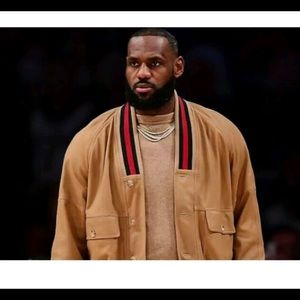 Brand New Authentic Gucci leather bomber sz50 Lebron James
